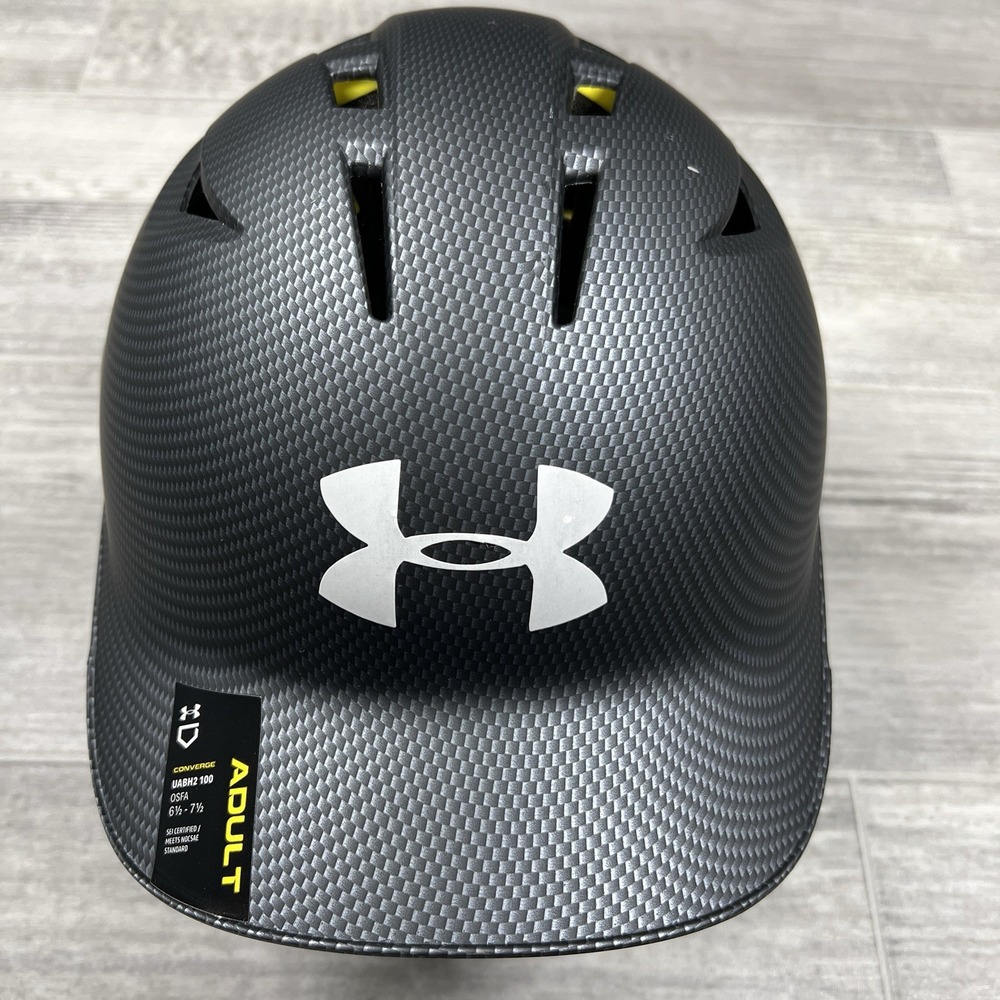 UNDER ARMOUR **‎ CONVERGE ** ADULT BATTING HELMET " 6 1/2 - 7 1/2 "